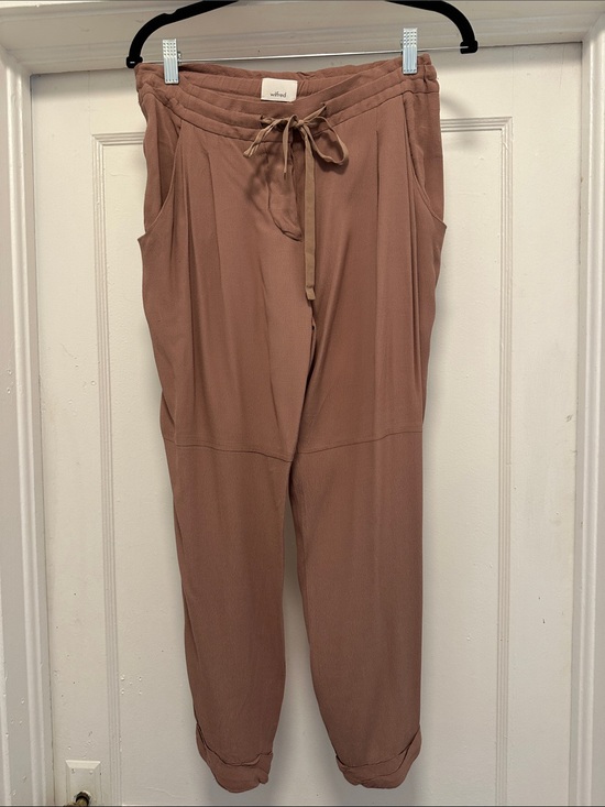 Wilfred Pants - Wilfred Dusty Rose Drawstring Jogger Pants